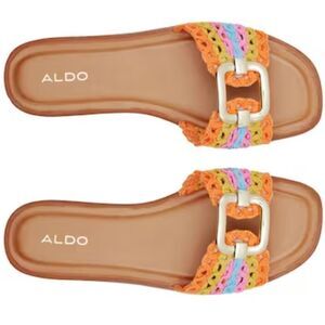 Aldo Glaeswen Sandal Multicolor Size 6.5 Medium NIB